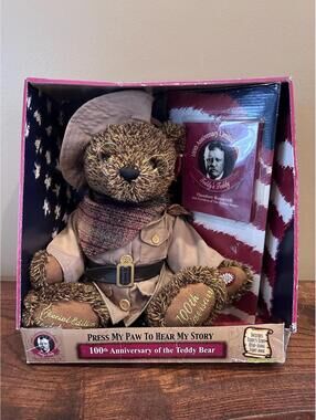 Theodore Roosevelt Talking Teddy Bear: 100th Anniversary Limited Edition
